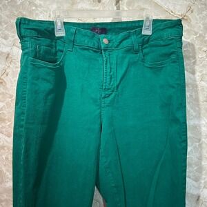 NYDJ Teal Straight Leg Jeans